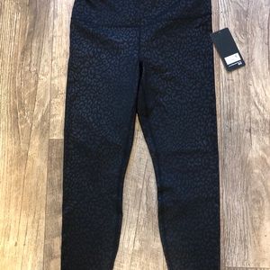 90 degrees leggings black animal print